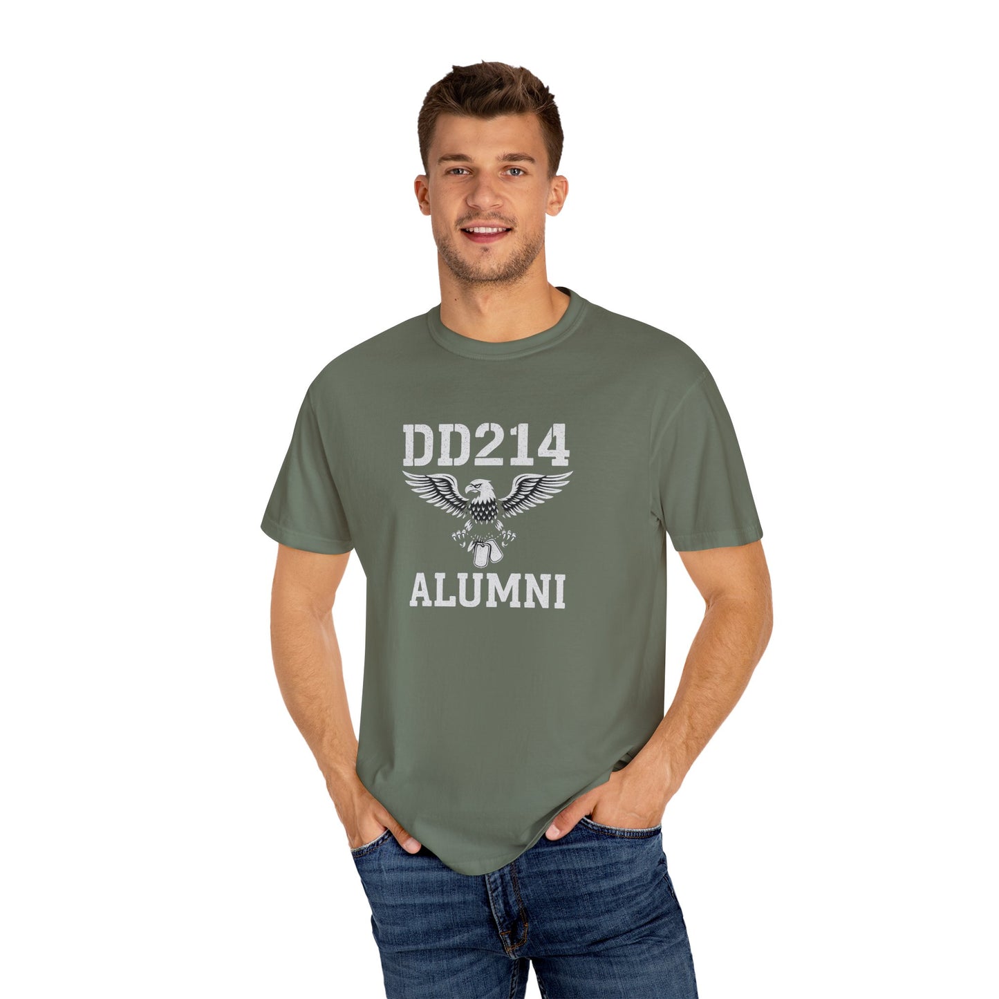Vintage Alumni T-Shirt, Unisex Garment-Dyed Tee, College Spirit Wear, Casual Everyday Shirt, Gift for Graduates
