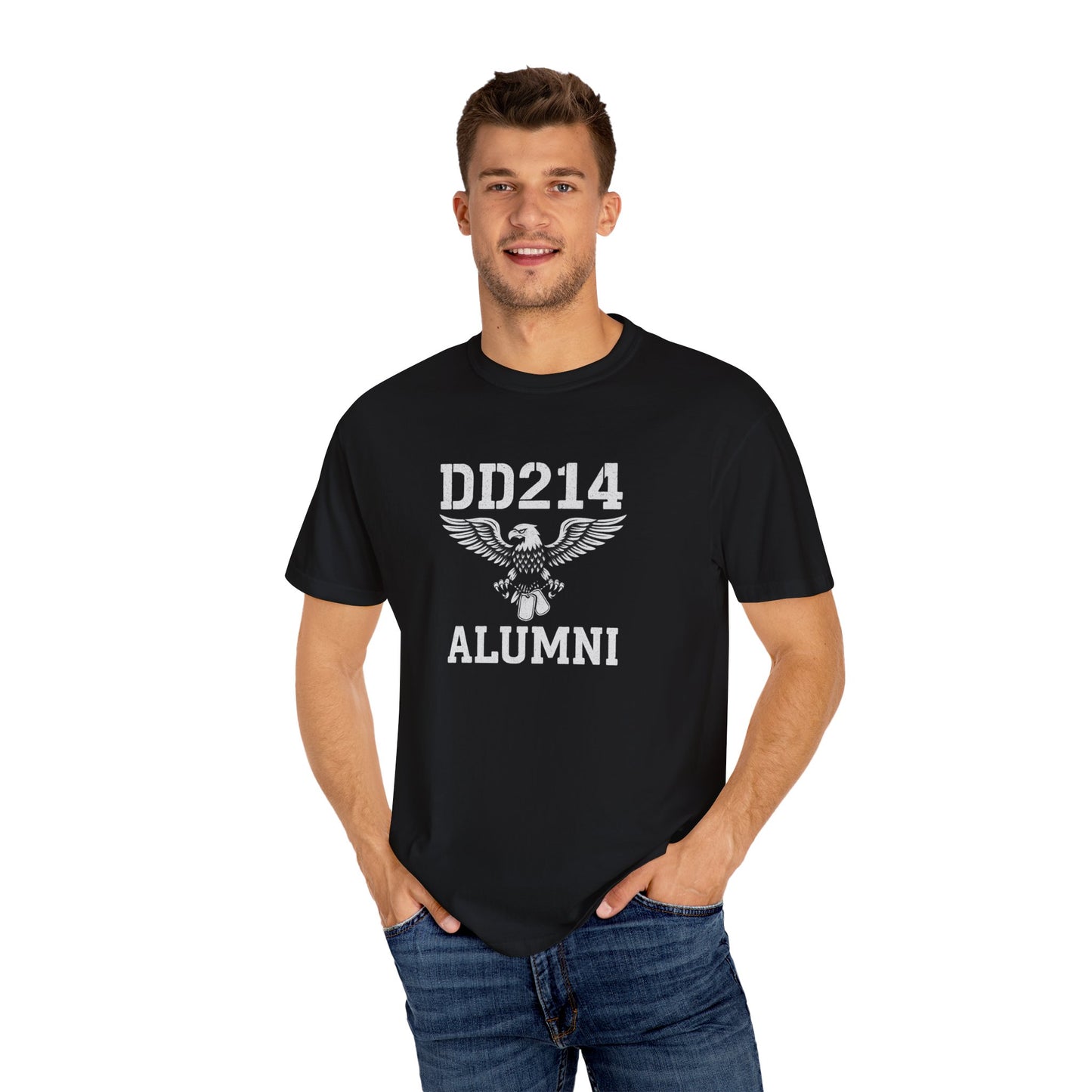 Vintage Alumni T-Shirt, Unisex Garment-Dyed Tee, College Spirit Wear, Casual Everyday Shirt, Gift for Graduates
