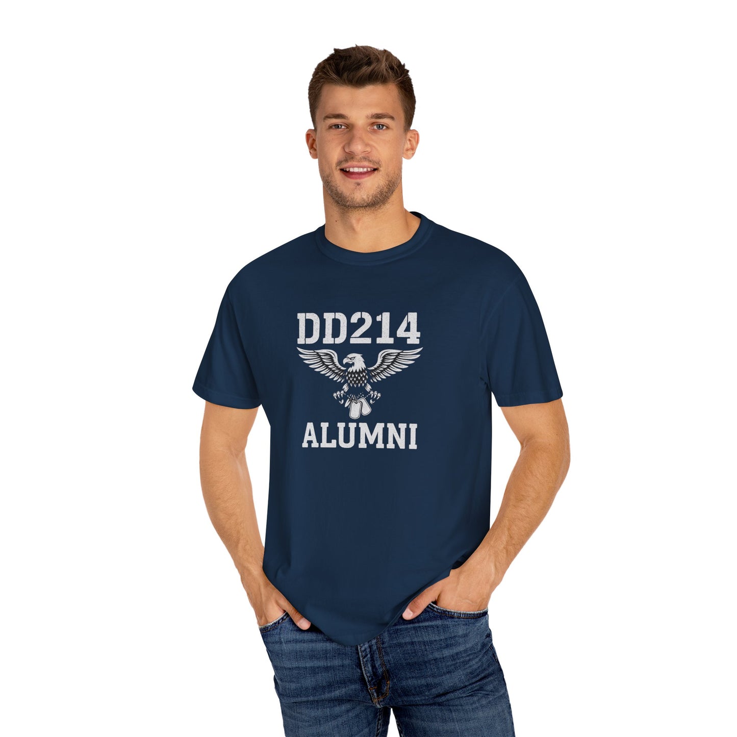 Vintage Alumni T-Shirt, Unisex Garment-Dyed Tee, College Spirit Wear, Casual Everyday Shirt, Gift for Graduates