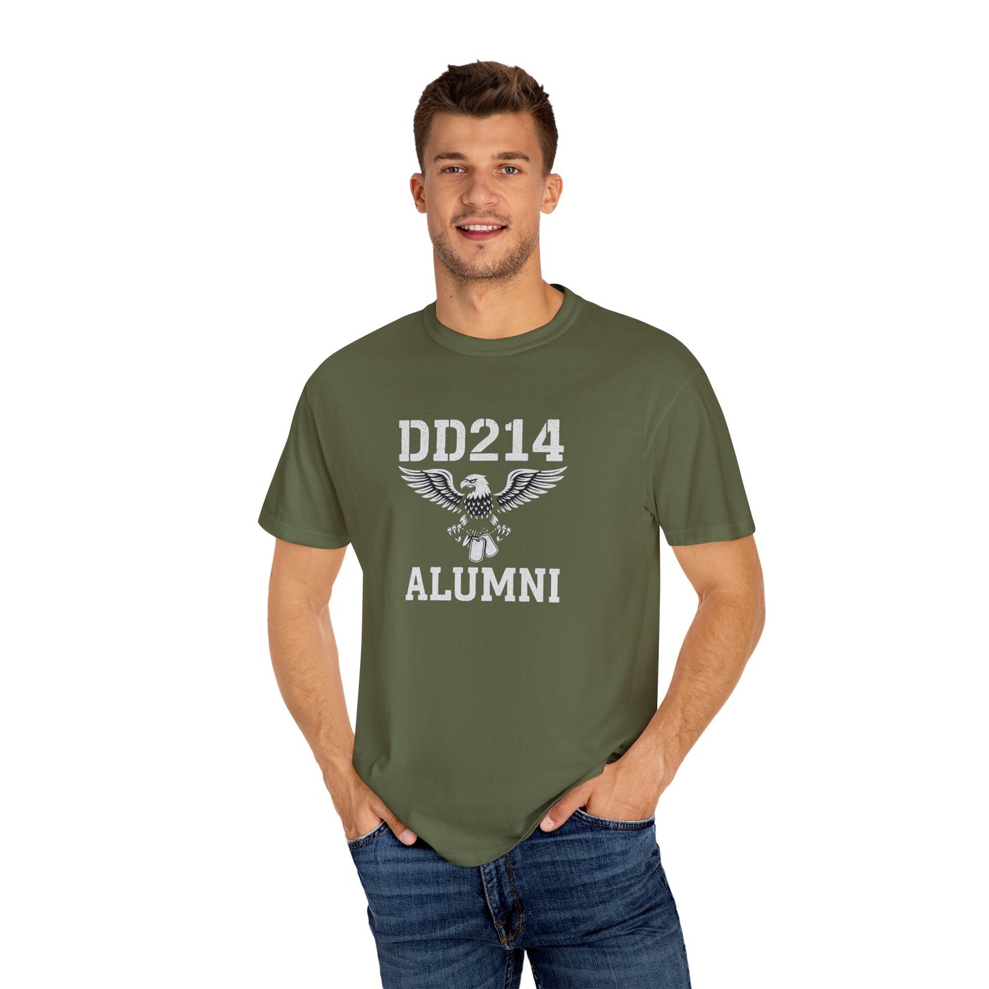 Vintage Alumni T-Shirt, Unisex Garment-Dyed Tee, College Spirit Wear, Casual Everyday Shirt, Gift for Graduates