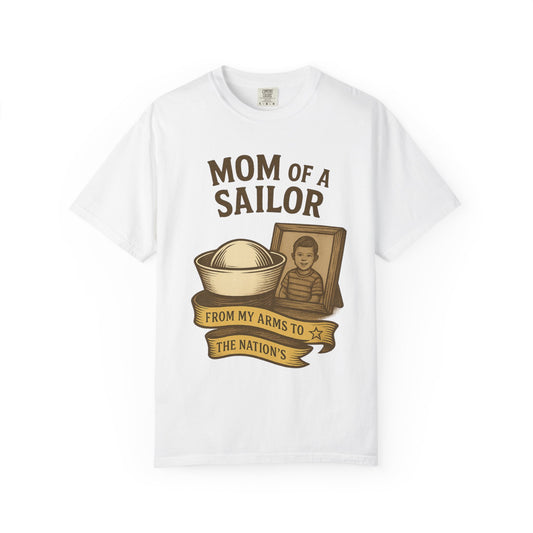 Mom of a Sailor T-Shirt, Nautical Gift, Military Family Tee, Mother's Day Shirt, Unisex Apparel, Comfort Wear