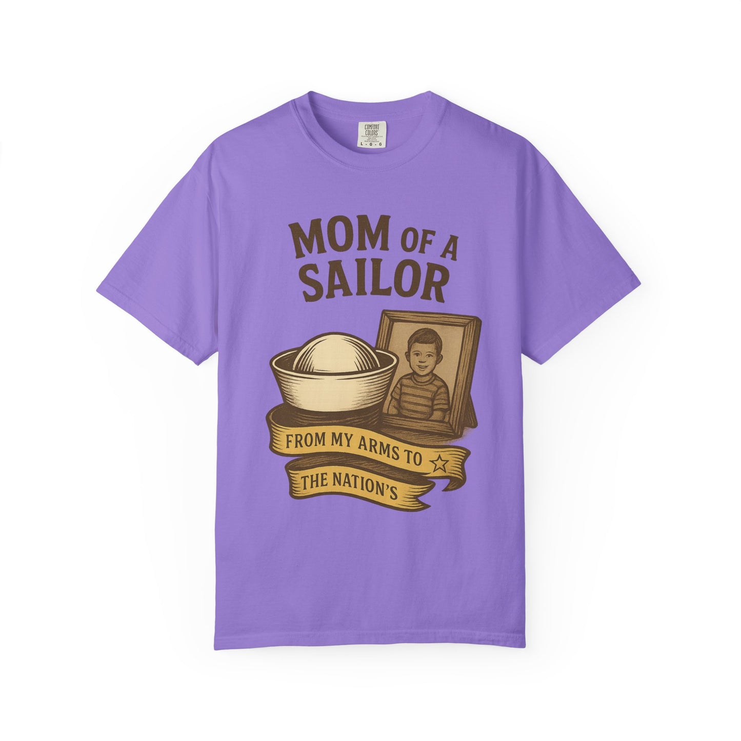 Mom of a Sailor T-Shirt, Nautical Gift, Military Family Tee, Mother's Day Shirt, Unisex Apparel, Comfort Wear
