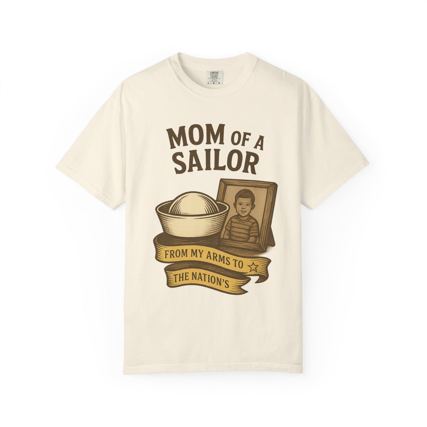 Mom of a Sailor T-Shirt, Nautical Gift, Military Family Tee, Mother's Day Shirt, Unisex Apparel, Comfort Wear