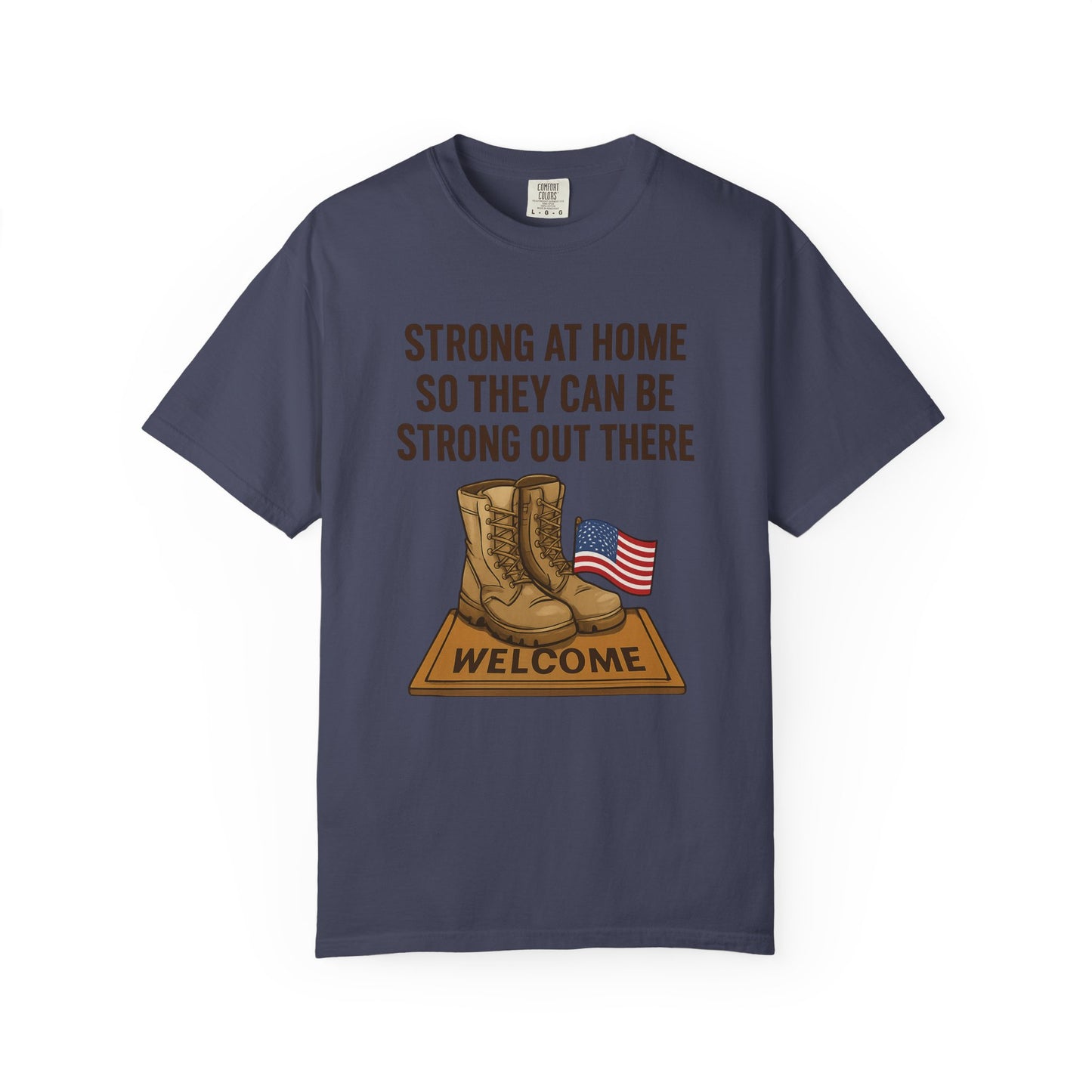 Patriotic Graphic Tee, Support Our Troops Shirt, Military Family Appreciation Gift, Unisex Casual Top, Perfect for Memorial Day
