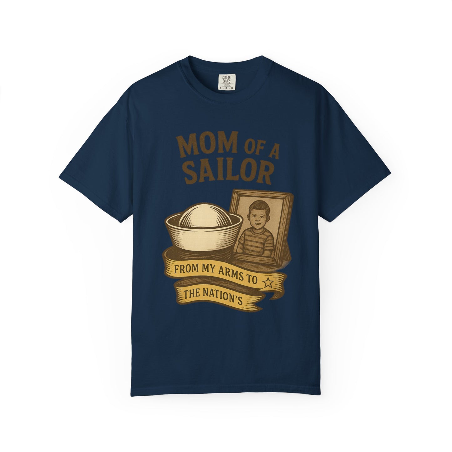 Mom of a Sailor T-Shirt, Nautical Gift, Military Family Tee, Mother's Day Shirt, Unisex Apparel, Comfort Wear
